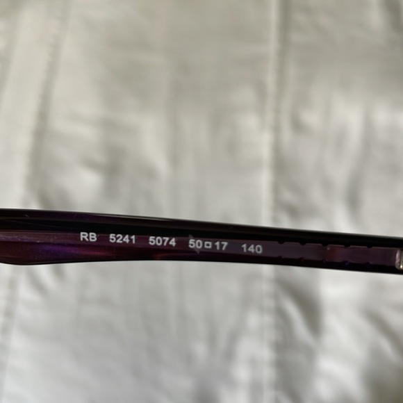 Ray-Ban dark tortoise shell and purple glasses - Picture 4 of 10